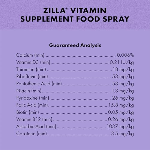 Vitamin Supplement Food Spray