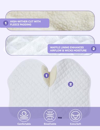 Close Contact Saddle Pad for Horses (Lilac)