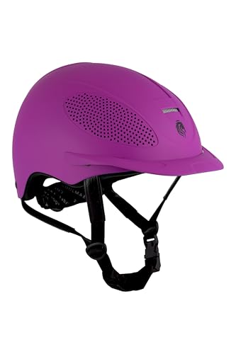 Skylar Horse Riding Helmet Equestrian Women (Purple / Medium-Large)