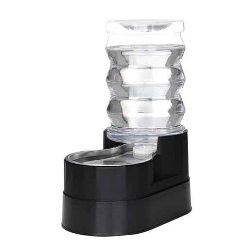 7L Raised Dog Water Dispenser (7L / Classic Black)