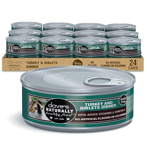 Grain Free Canned Cat Food (5.5 Ounce (Pack of 24))