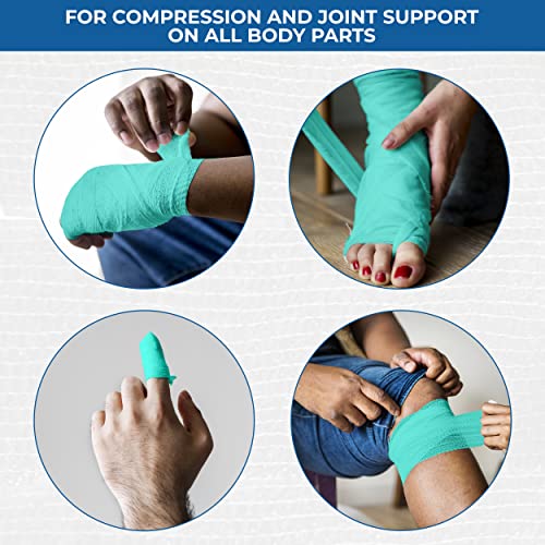 Self Adhesive Bandage Wrap (2 Inch Multicolor - 12 Pack)