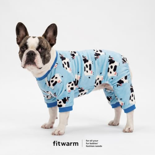 Milk Cow Fleece Dog Pajamas (Milk Cow / X-Large)