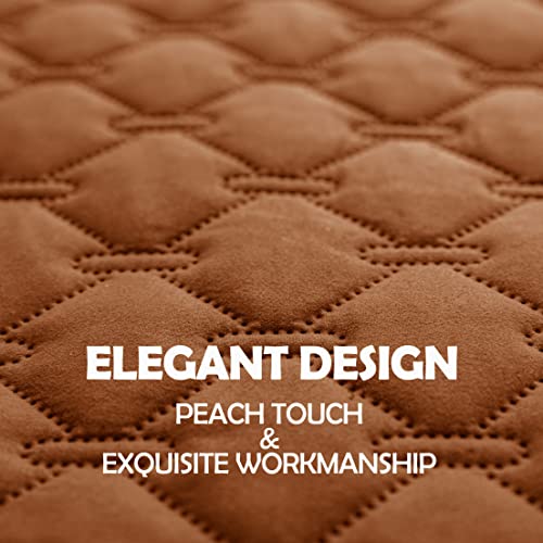 Waterproof Blanket (30x70 Inch (Pack of 1) / Dark Pumpkin/Light Pumpkin)