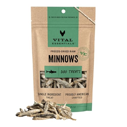 Freeze Dried Minnows Dog Treats (1 Ounce (Pack of 1))