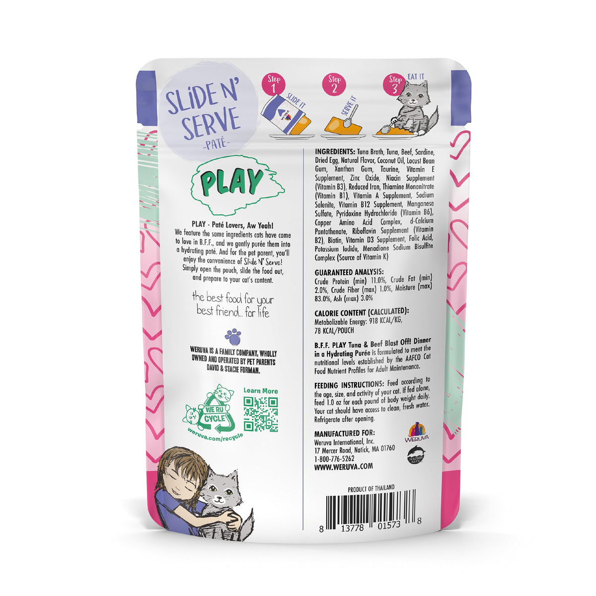 B.F.F. Play Best Feline Friend Paté Lovers (3 Ounce (Pack of 12))