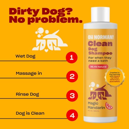Clean Sensitive Skin Dog Shampoo for Stinky