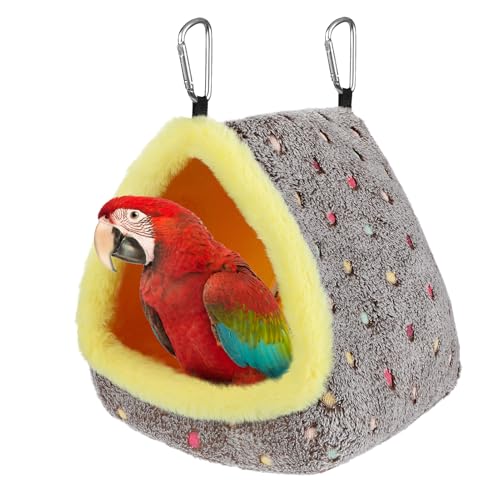 Large Winter Warm Bird Nest House with Support Board for Cage (Large)