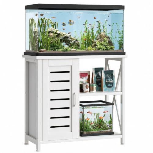 20 29 Gallon Fish Tank Stand (White / 20-29 Gallon)