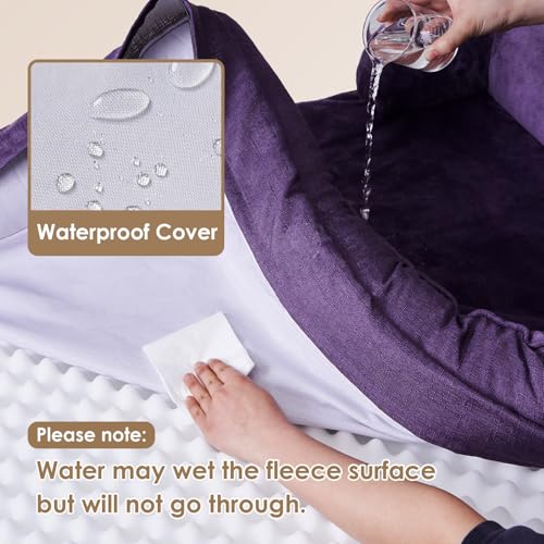 Orthopedic Small Dog Bed (Purple / 24.0"l X 18.0"w X 6.0"th)