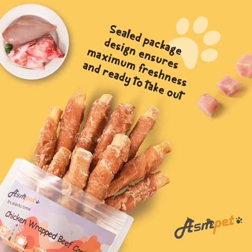 Dog Treats Chicken Wrapped Beef Cartilage