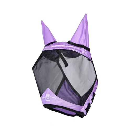 Horse Fly Mask with Ears (Gentle Lavendar / Small (Yearling))