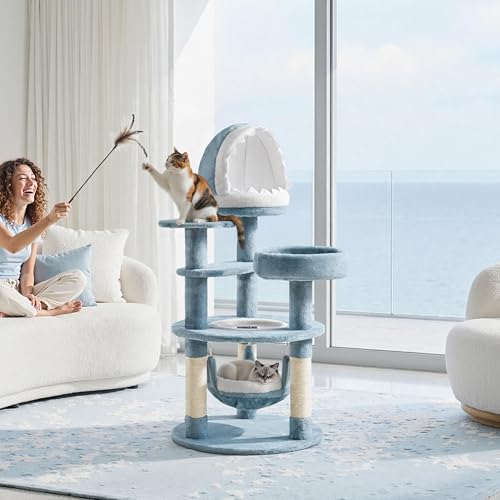 Cute Shark Cat Tree for Kittens