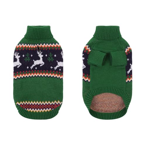 Dog Christmas Sweater (X-Small / Christmas Deer)