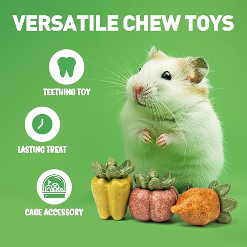 Guinea Pig Chew Toys (3PCS-Fruit & Vegetable)