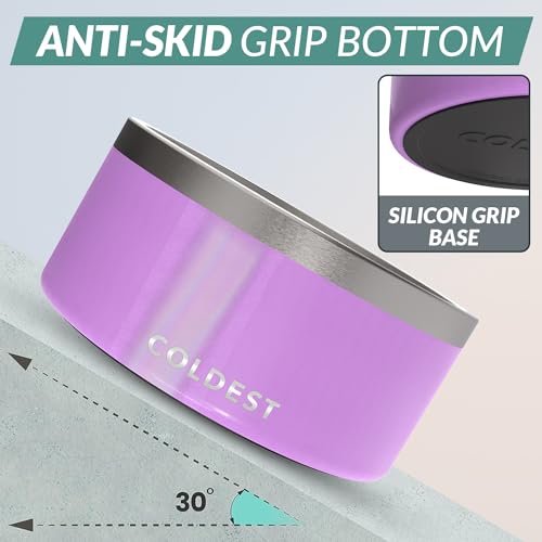 Coldest Dog Bowl (200 oz / Saturns Purple Glitter)