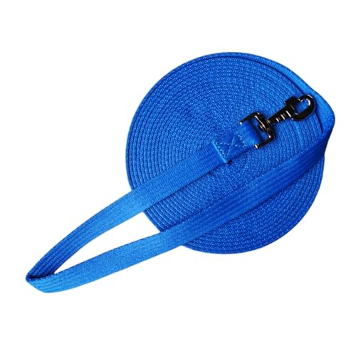 Horse Training Lunge Line with Alloy Trigger Buckle for Accurate Equestrian Training of 32.8 ft (32.8feet / Blue)