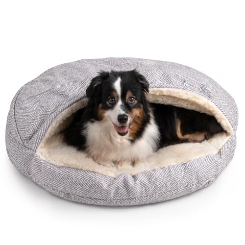 Cozy Cave Dog Bed (35.0"L x 35.0"W x 8.0"Th / Palmer Dove)