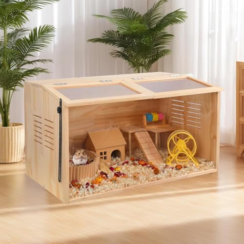 Wooden Hamster Cage (40.0"L x 20.0"W x 20.0"H)