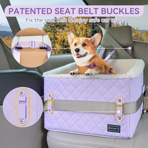 Dog Booster Car Seat (Purple)