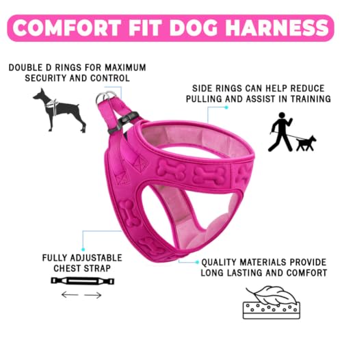 Comfort fit Step (S (Chest 14.5"-17") / Pink Plush)