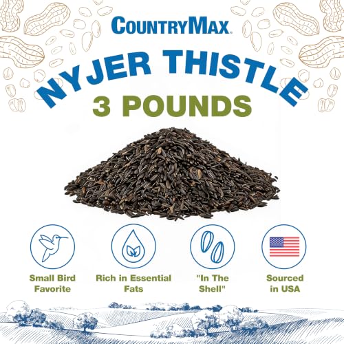 CountryMax 3LB Nyjer Seed for Finches & Songbirds