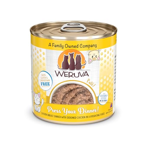 Wet Cat Food Press Your Dinner with Chicken Pate (10 Ounce (Pack of 12))