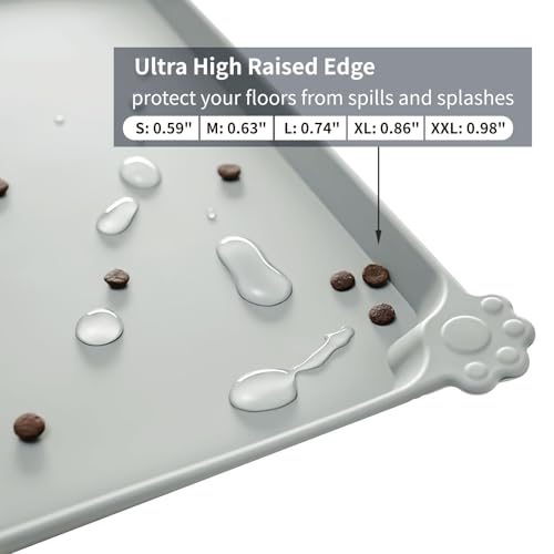 Silicone Pet Feeding Mat (Mist / 24" x 16")