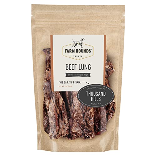 Beef Lung Premium Natural Beef Lung Jerky for Dogs (2 Ounce (Pack of 1))