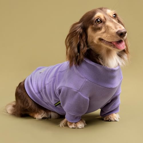 3 Pack Classic Fleece Dog Sweater (XX-Large / Purple-MediumPurple-FireBrick)