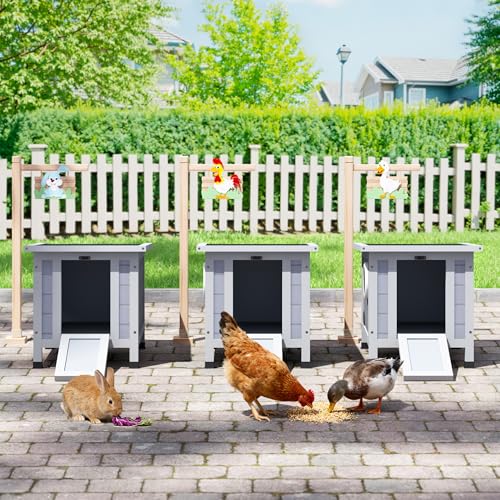Rabbit Hutch Indoor Outdoor (Gray)