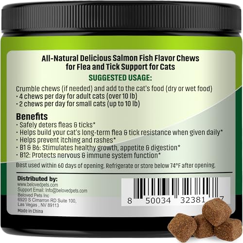 Flea and Tick Prevention Chewable Pills for Dogs and Cats
