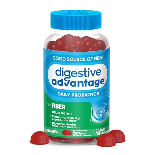 Prebiotic Fiber Supplement with Probiotics for Women & Men Digestive Health