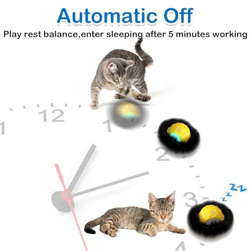 Interactive Cat Toys for Indoor Cats (yellow)