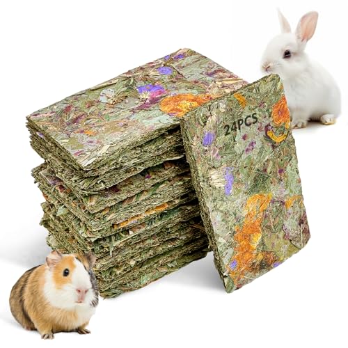 24 PCS Rabbit Timothy Hay Chips Toys
