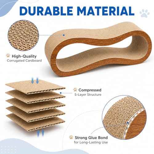 2 In1 Cardboard Cat Scratcher (2 IN 1 L-Wood Pro)