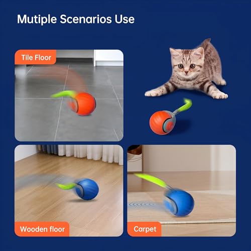 2026 New Version 3.0 Cat Toys (Orange - 1pcs)