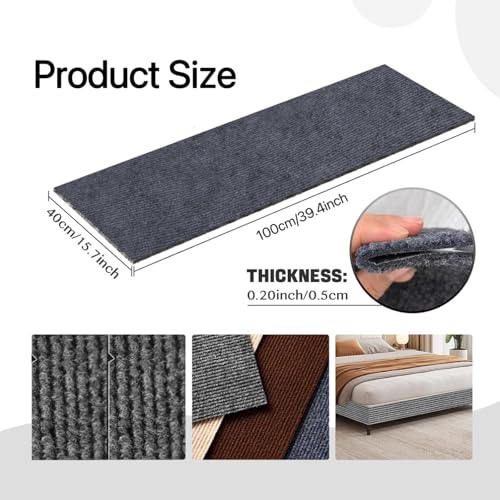 Cat Scratch Couch Furniture Protector (Dark Grey 15.7"X39.4")