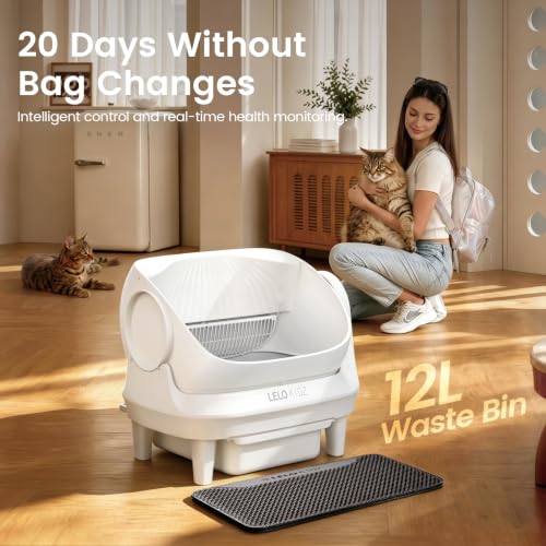 Self Cleaning Litter Box (White)