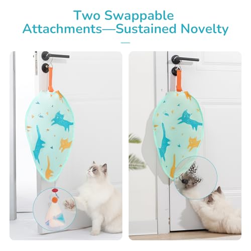 Interactive Cat Toys for Indoor Cats (White)