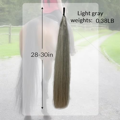 28 30 IN Long 3 (3/8 LB Light Gray - Natural Loop)