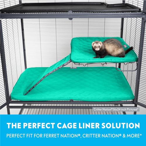 Fitted Fleece Liner Set for Critter Nation 1 (Green / Single Unit Combo)