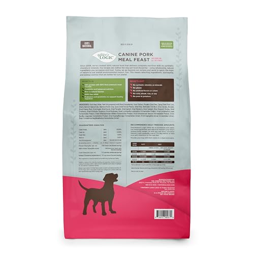 Dry Dog Food Pork Meal Feast Dry Kibble (13 Pound (Pack of 1))