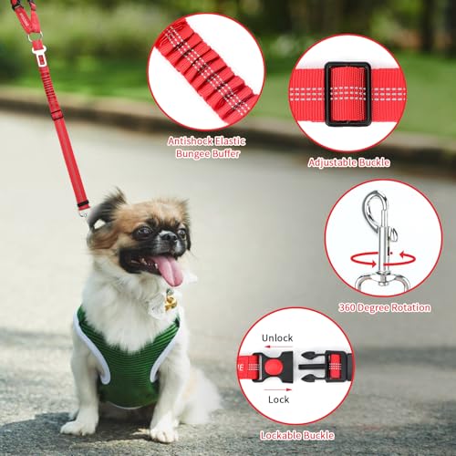 Dog Seat Belt for Car (Red)