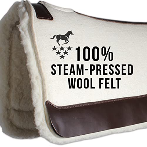 100% Steam Pressed Saddle Pad