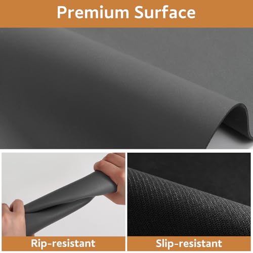 Absorbent Dog Food Mat (Darkgrey / 14"x22")