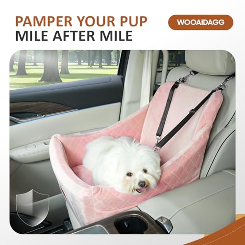 Dog Car Seat for Medium Dogs (Pink)