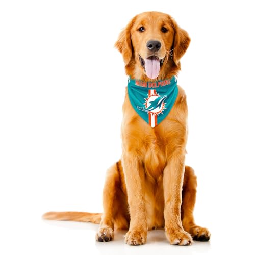 NFL Miami Dolphins Pet Bandana (Miami Dolphins / XSmall)