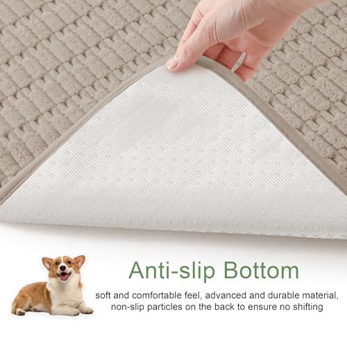Washable Pee Pads for Dogs Puppy Pad (Brown / 34"x36"(Pack of 2))