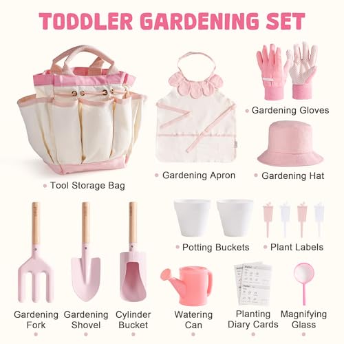 Kid Gardening Set (Pink)